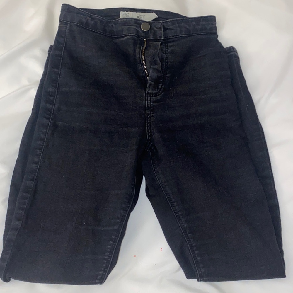 Top shop joni size 26 length 30 black